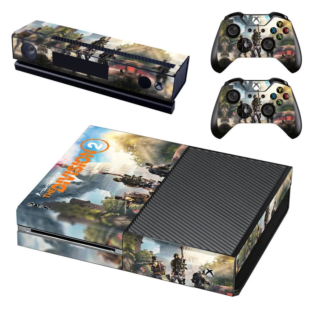 Tom Clancy'S The Division 2 Skin Sticker Decal Per Xbox One Console E Kinect E 2 Controller Per Xbox One Skin Sticker Vinyl