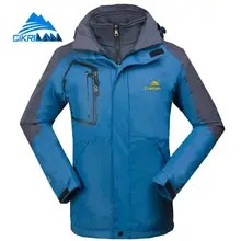 3в1 Водонепроницаемая зимняя куртка для походов и кемпинга, Мужская ветровка, теплая флисовая подкладка, пальто для сноуборда, катания на лыжах, Jaqueta Masculina