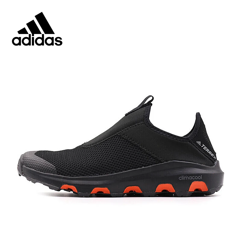 

Adidas Official New Arrival 2017 TERREX CC VOYAGER SLIP ON Men's Aqua Shoes Outdoor Sports Sneakers BB1899