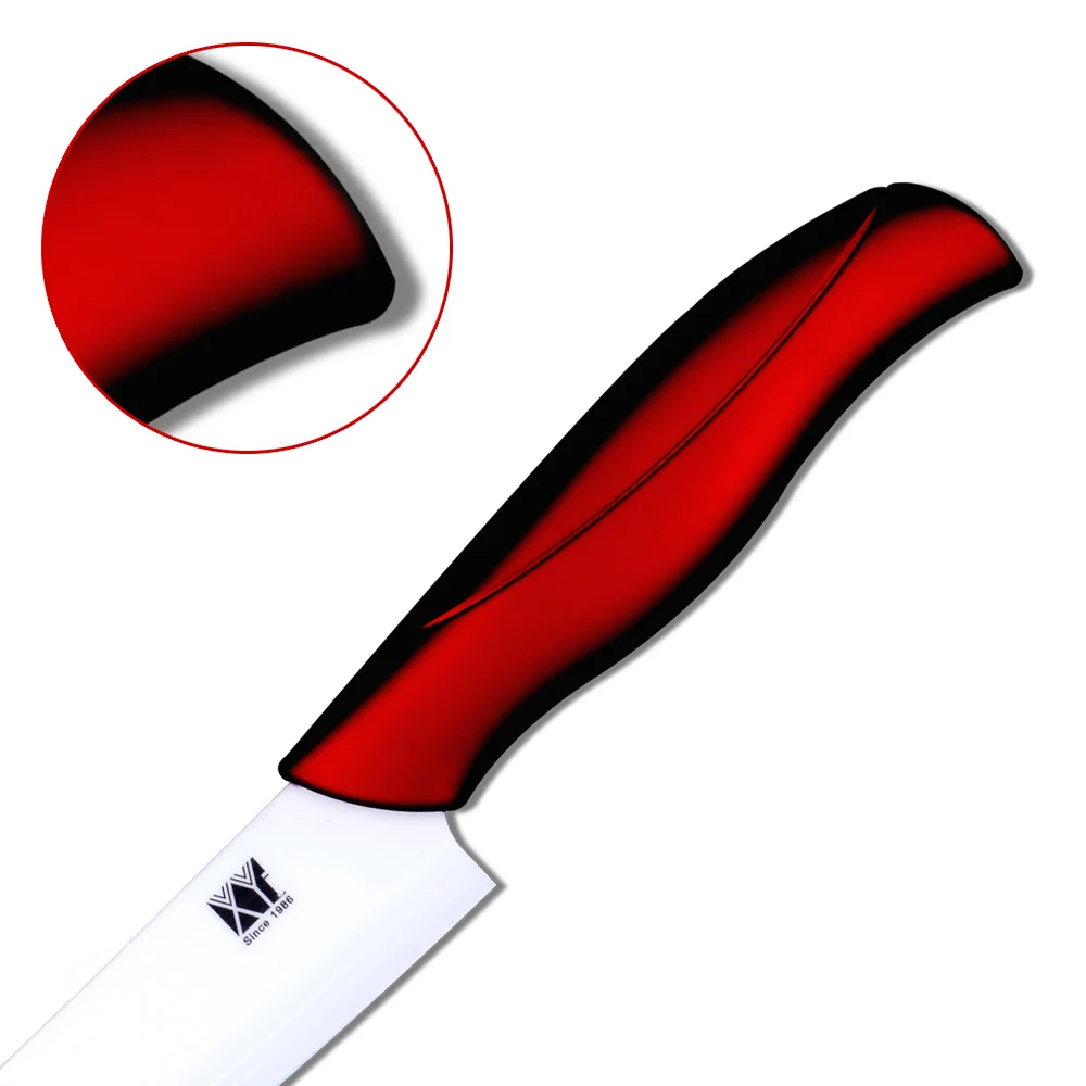 6 дюймов шеф-повар Керамический нож sharp кухонный нож прекрасного качества красной ручкой белый лезвие керамический нож для приготовления пищи лучшие кухонные принадлежности