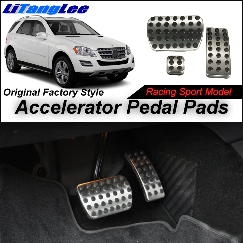 LitangLee Car Accelerator Pedal Pad Cover Sport Racing Design For