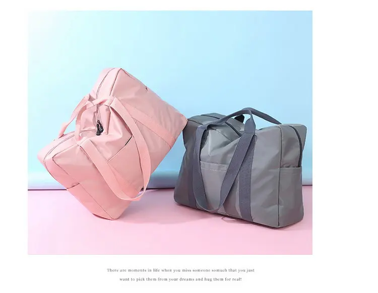 Новая мужская сумка для фитнеса и йоги легкая водонепроницаемая Женская сумочка из Оксфорда модная повседневная Уличная сумка для путешествий на коротком расстоянии