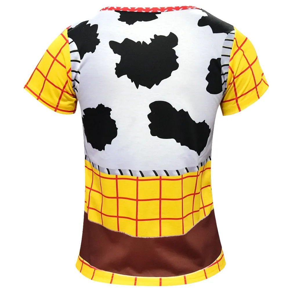 anime Toy Story 4 Sherif Woody Kids Boy Cartoon pajamas Cosplay Costume Sherif Woody Police uniform Cosplay Halloween Costume