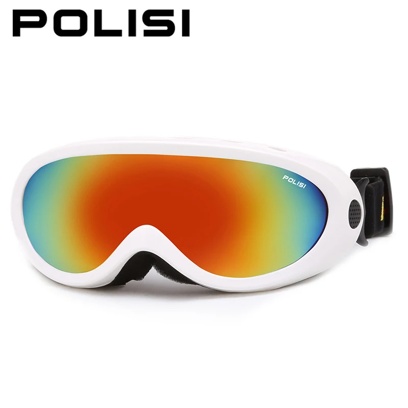 POLISI зимние уличные лыжные очки для детей сноуборд скейт UV400 анти туман альпинизма