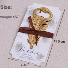 200 шт./лот павлиньими перьями открывалка для бутылок сувениры и элегантные свадебные присутствует партия свадебной поставляет подарки