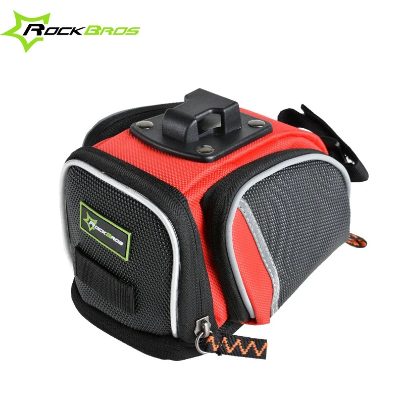 ROCKBROS 2017 Nylon font b Bicycle b font font b Bags b font Reflective Strap Road