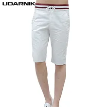 Мужские хлопковые повседневные шорты средней талии Короткие брюки 5 цветов шнурок до колена длина плюс размер M-4XL лето 817-006