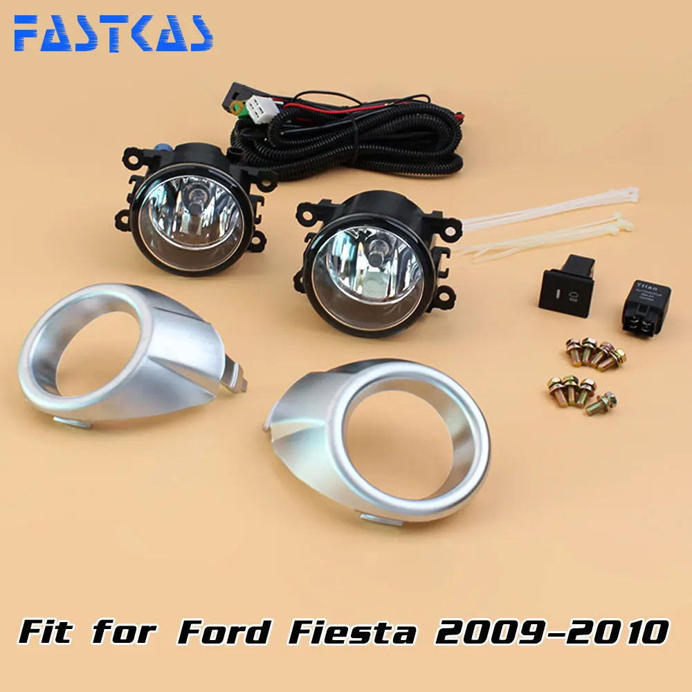 12v 55W Car Fog Light Assembly for Ford Fiesta 2013 2014 Front Fog