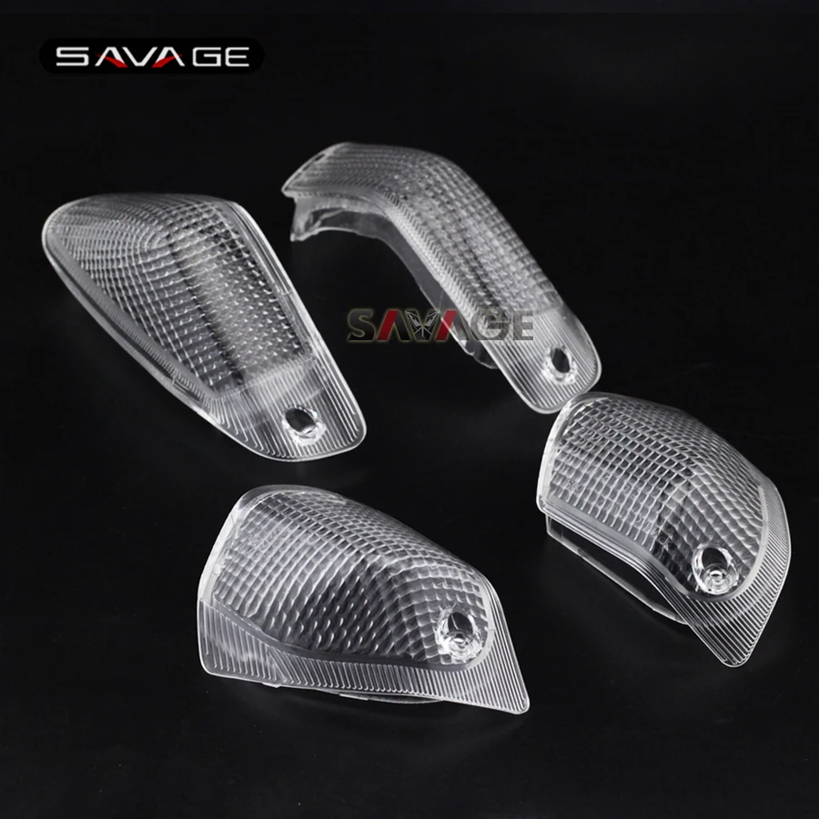 

For KAWASAKI ZZR400 1993-2003, ZZR600 1993-2008 Motorcycle Front&Rear Turn Signal Light Lamp Lens Cover