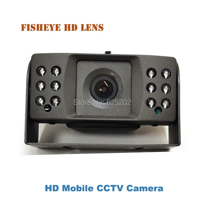 Камера видеонаблюдения Fisheye мини камера для мобильного автомобиля Sony CCD IR