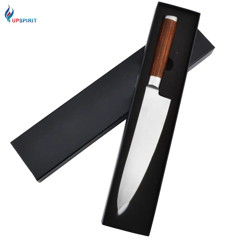 Upspirit 8 &quotНемецкий стиль мясорубка из нержавеющей стали Рыба суши нож для нарезки