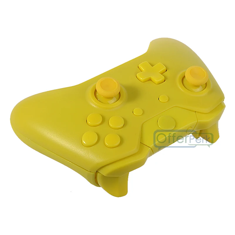 Пользовательский матовый желтый чехол Полный и комплект для xbox One беспроводной контроллер