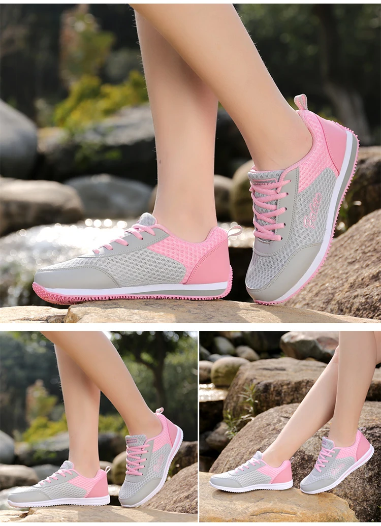 Best Sneakers Shoes and White Trainers, Casual Ladies Lace-Up Sneakers for Girls-Sapato Feminino Breathable, Free Shipping