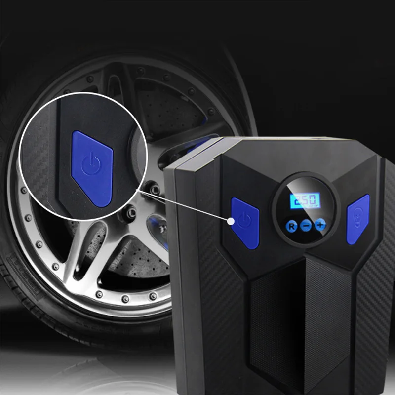 

12V car tire air compressor emergency tire digital display car air pump intelligent preset tire pressure auto parts XC-50