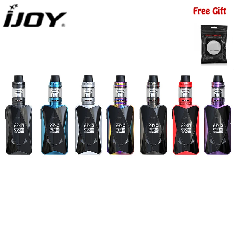 

Elektronik Sigara IJOY Diamond PD270 Kit 234 Box Mod Vape With 4.2ml Captain X3S Subohm Tank Powered 18650 / 21700 Battery Vaper