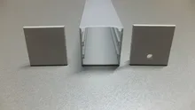 10-PACK 1M/3.3ft U-Shape Aluminum Channel/Profile for flex/hard LED Strip Lights w/ Oyster White Cover, End Caps, Mounting Clips