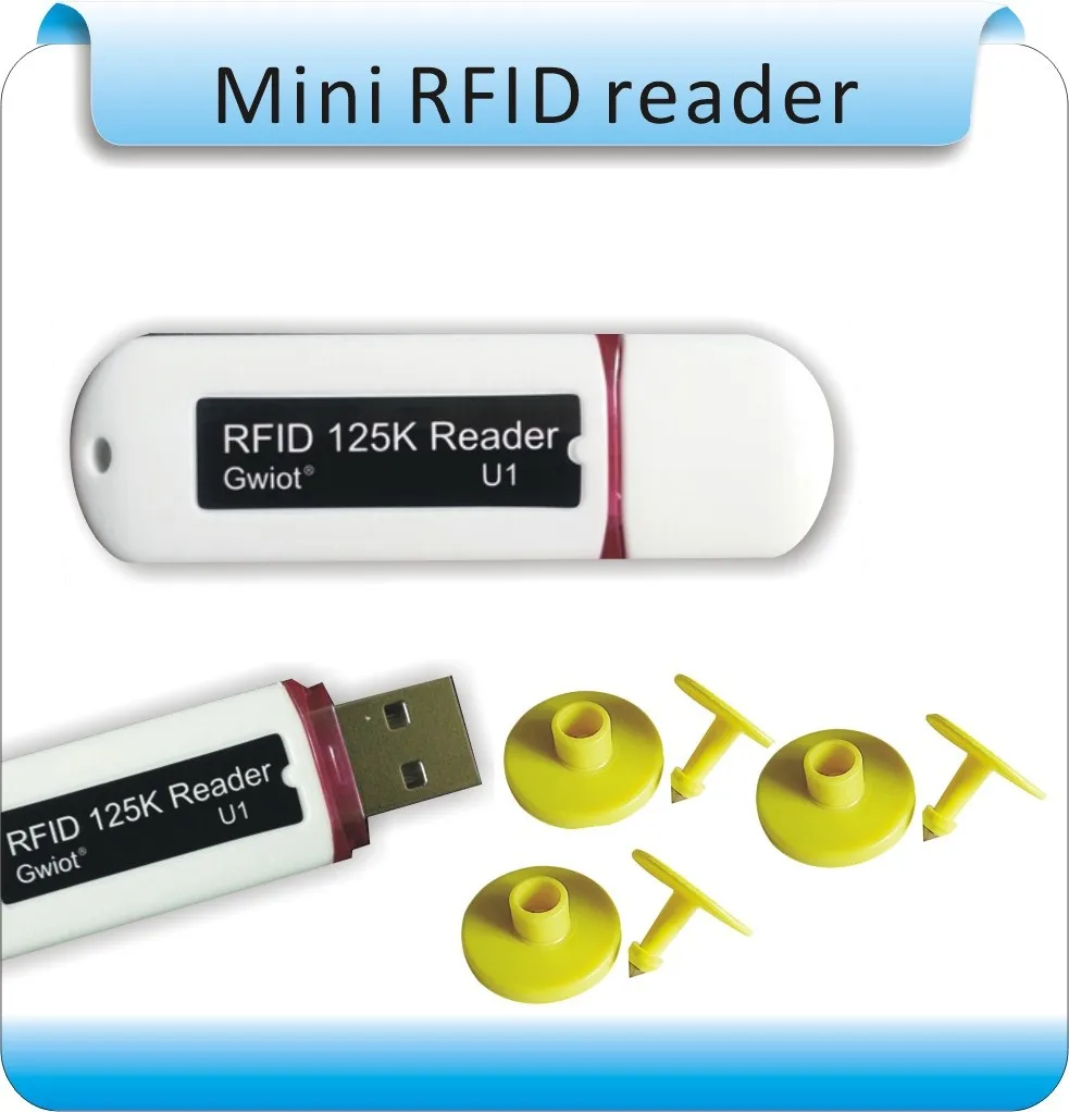 100 шт. EM4100 125 КГц Животных Ушные Бирки RFID Электронный Уха Тег RFID Ухо Свиньи Электронные Метки Для Животных Карантин