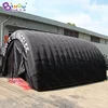 Personalized 6x4.5x3.5 Meters Inflatable Black Passage For Event / Football Type Air-blown Tunnel Tent - BG-T0122 6