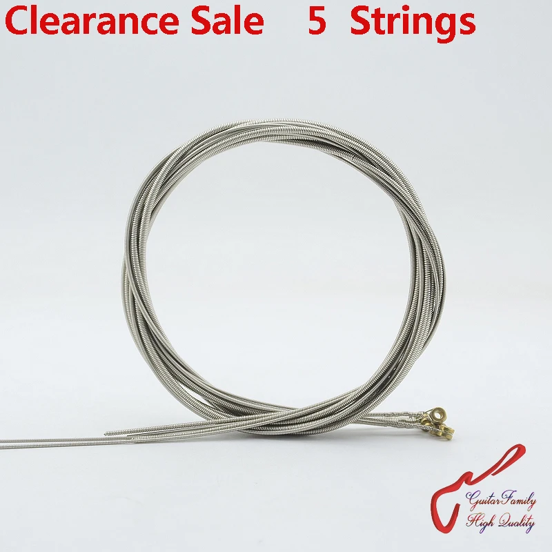 

Clearance Sale. 1 Set High Quality Nickel Wound 5 Strings Electric Bass String ( 045-125 ) Made IN Korea
