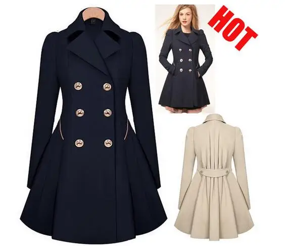 

2018 Commuting Slim was thin double-breasted coat trench coat