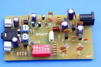 

BH1417F 0.1W FM Transmitter Digital Radio Station PLL Stereo music player FM 87.7M-107.9 MHZ Frequency DIY KITS FOR Amplifier