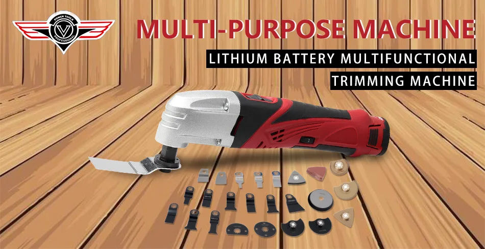 

12V lithium multi-function tool oscillating tool with battery electrical renovator trimmer saw working tools power tool machine