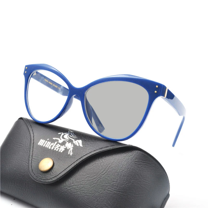 

Progressive Multifocal glasses Transition Sunglasses Photochromic Reading Glasses women Points for Reader Near Far sight FML