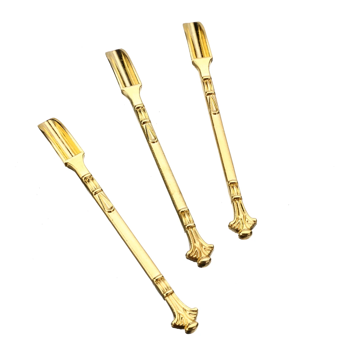 3pcs New 8cm Aluminum Alloy Snuff Spoon Shovel Medicine Spoon For Bullet Sniffe Bottle Smoking Weed Accessories