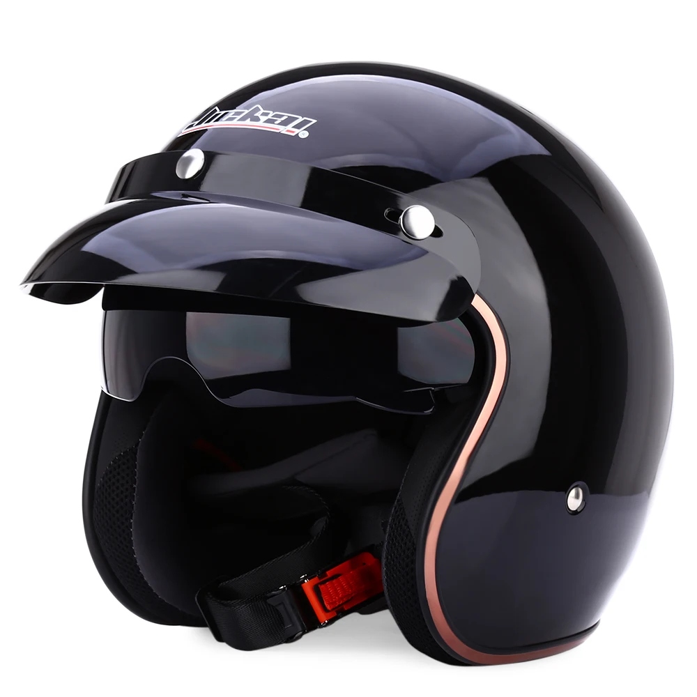Prix pour JIEKAI JK-510 Universel Moto Casque Harley Rétro Ouvert Visage Froid Protection Rouler En Sécurité Scooter Casque avec Visière L XL Prix pour JIEKAI JK-510 Universel Moto Casque Harley Rétro Ouvert Visage Froid Protection Rouler En Sécurité Scooter Casque avec Visière L XL