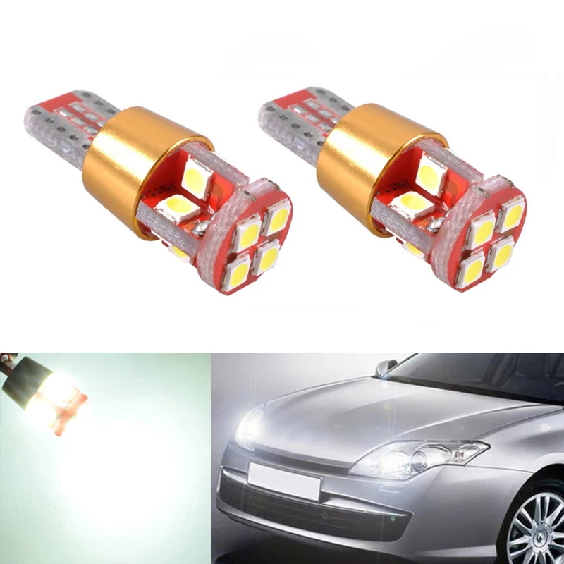 2x T10 W5W 168 194 SMD Ошибок Лампы для габаритных огней Габаритные огни для renault megane 2 duster logan clio laguna 2 Koleos