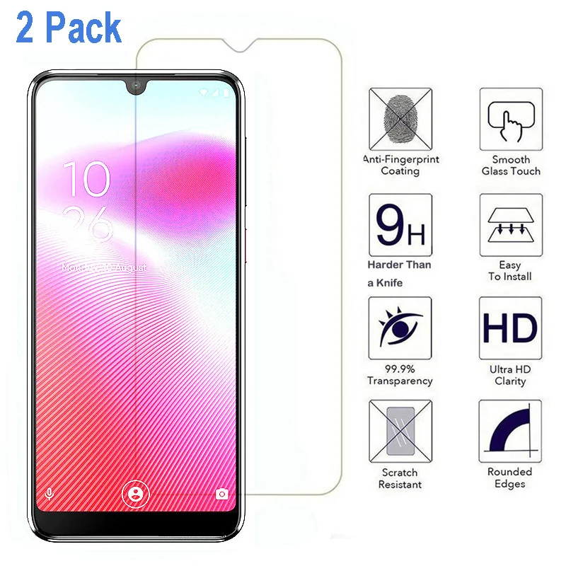 

2Pcs/lot 2.5D Tempered Glass For Vodafone Smart V10 Screen Protector Glass Film For Vodafone Smart V10 Tempered Glass Film