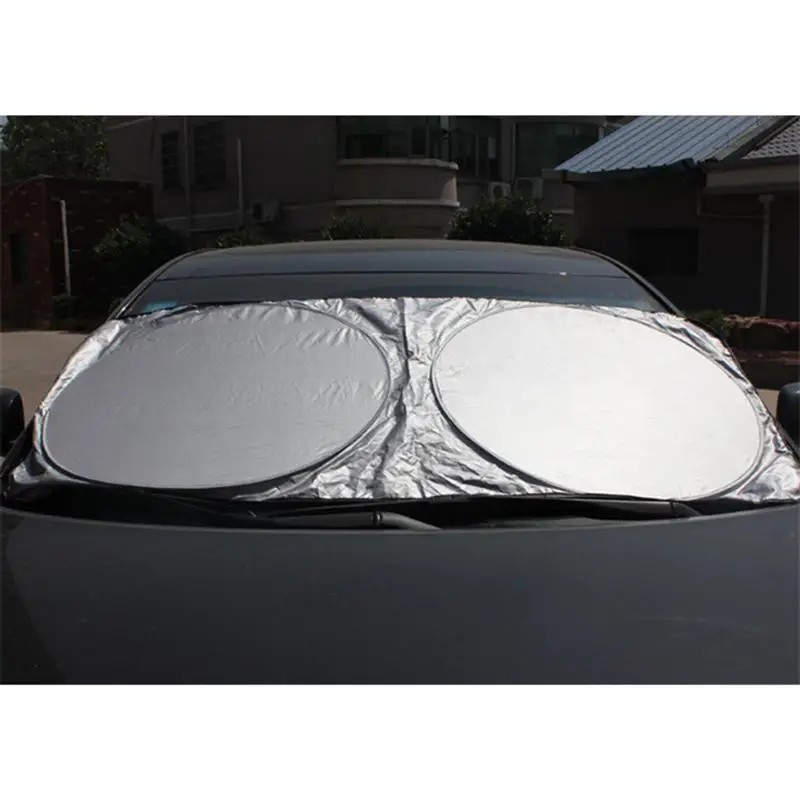 

VORCOOL 150x70cm Reflective Car Window Sun Shade Cover Windshield Foldable Sunshade Sun UV Blind Visor Protector Sunshade Cover