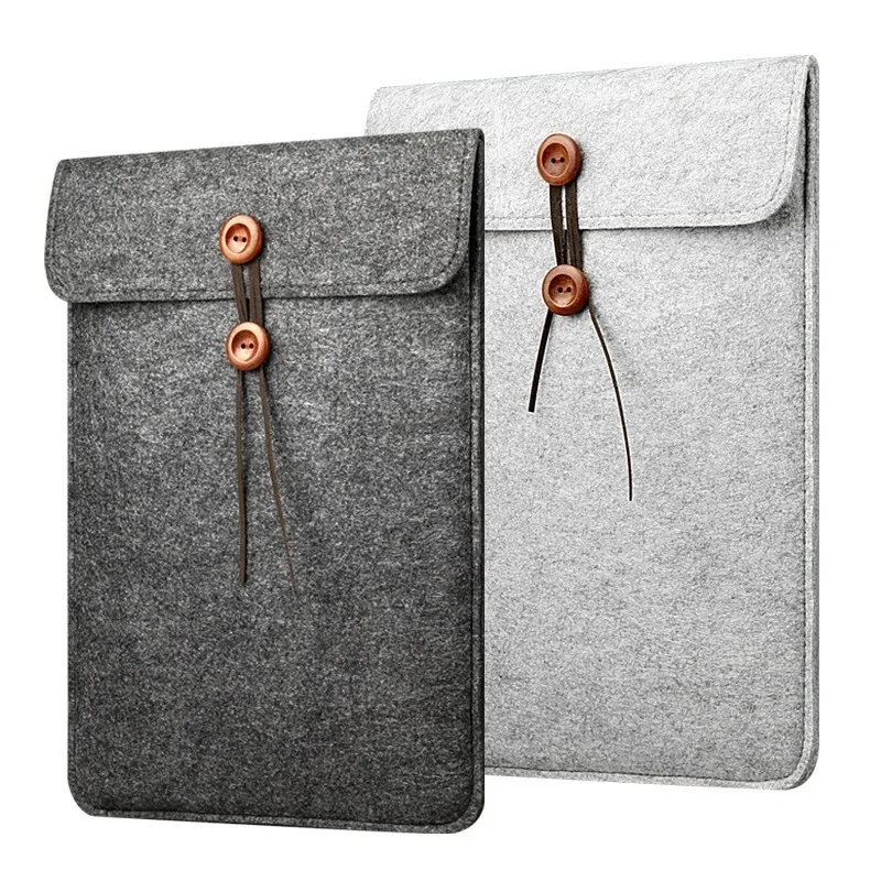 Newest Wool Felt Sleeve Case Bag For MacBook Laptop Air 11",13",Pro 13