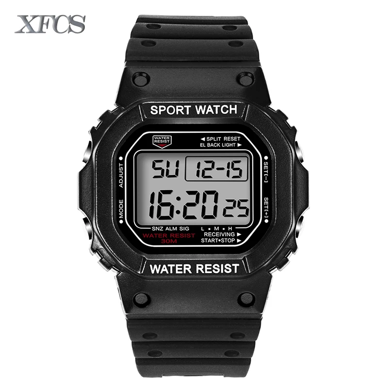 XFCS 2017 waterproof wrist digital automatic watches for men digitais