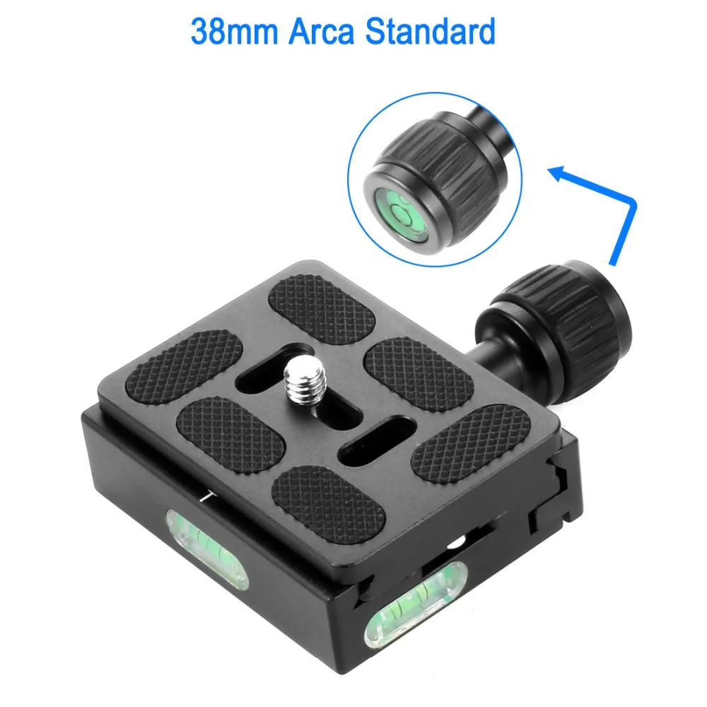 Qr60 DSLR Camera Tripod Quick Release Plate/&Clamp Mount Adapter Accessories