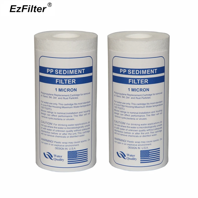 

5 inch x 2.5inch 1 Micron Reverse Osmosis Water System Filter PP Sediment Filter Cartridge