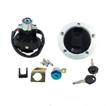 

Ignition Switch Fuel Gas Cap Seat Lock Key For Suzuki GSXR 600 GSXR750 2004-2005 GSF650 GSF1200 SV1000