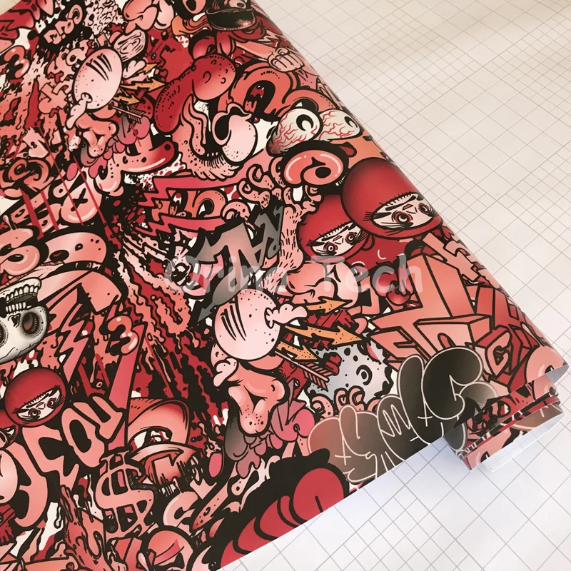 Sticker Bomb Vinyl Film Wrap-2