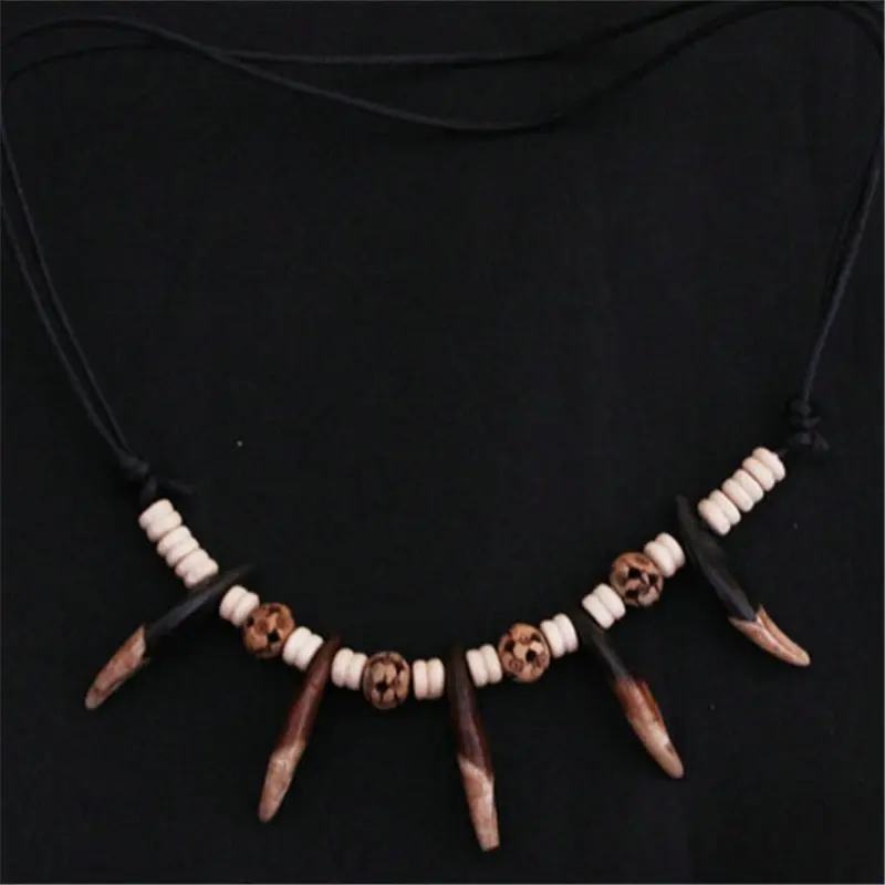 Амулеты в виде клыков мужские ожерелья с регулируемой цепочкой TNL373|necklace for men|wolf