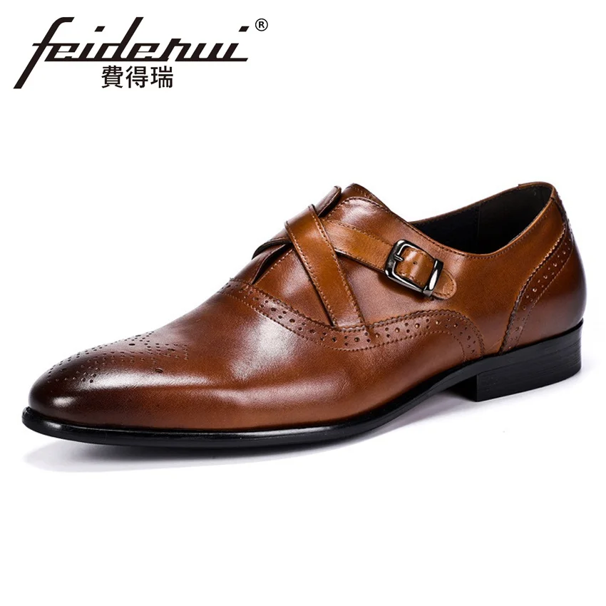 men's buckle formal shoes