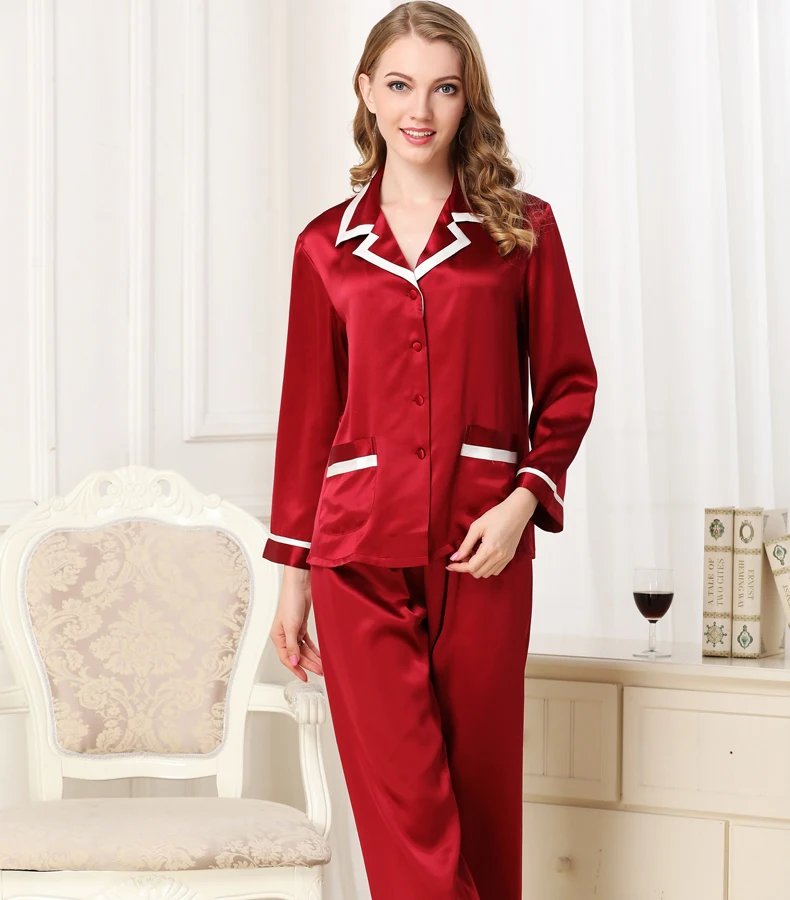 Пижамный комплект летние женские 2019 шелковые пижамы черного и белого цвета с поясом брюки плюс размер сексуальные пижамы домашние наборы