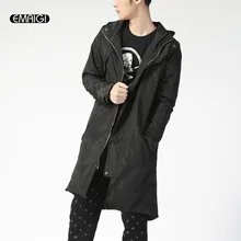Männer Trenchcoat Wasserdicht Winddicht Verdicken Lange Männer Windjacke Mit Kapuze Beiläufige Graben Jacke Große Größe S-5XL, 721