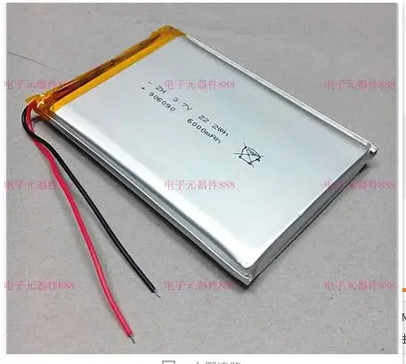 

3.7 polymer lithium battery 906090 6000MAH GPS mobile power flat battery Rechargeable Li-ion Cell Rechargeable Li-ion Cell