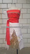 2017 moana cosplay sexy traje de princesa traje de halloween película moana adulto mujeres party girls dress personalizar cualquier tamaño
