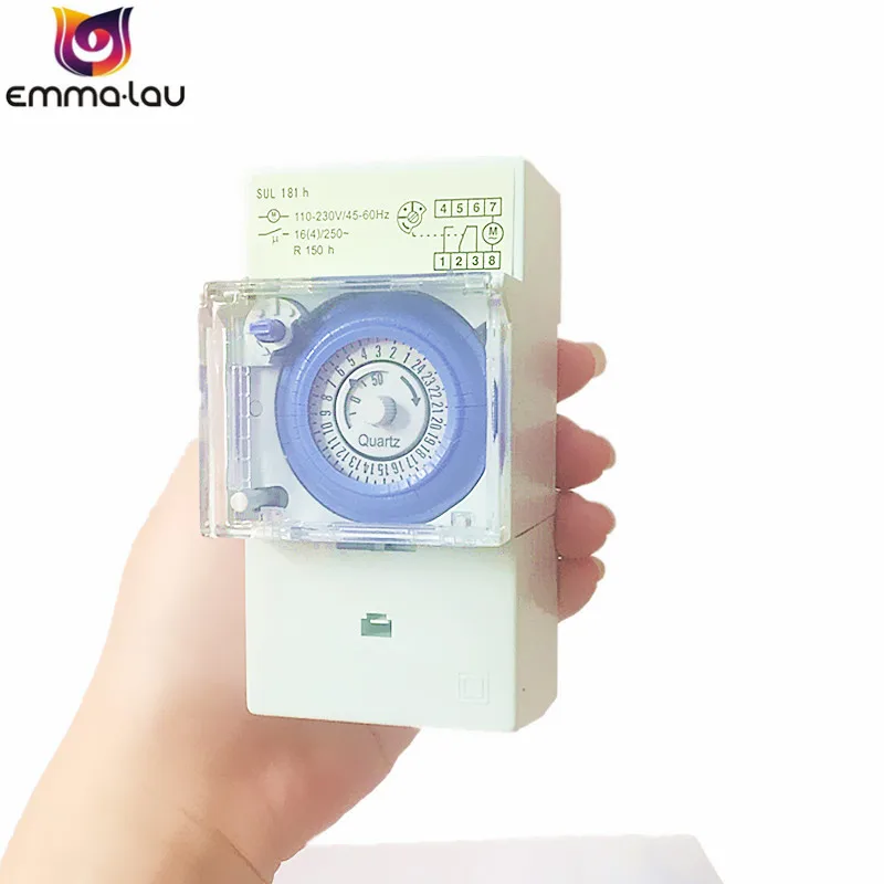 AC 110V 220V 16A Mechanical Timer 30 Mins 24 Hours Programmable Timer