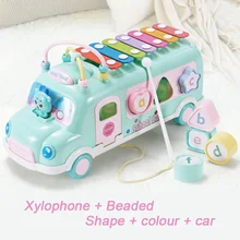 Для шины хиты музыкальный инструмент игрушки Ксилофоны игрушки с головоломки Beat Форма стучится Фортепиано Детские музыкальные развивающие игрушки, подарки