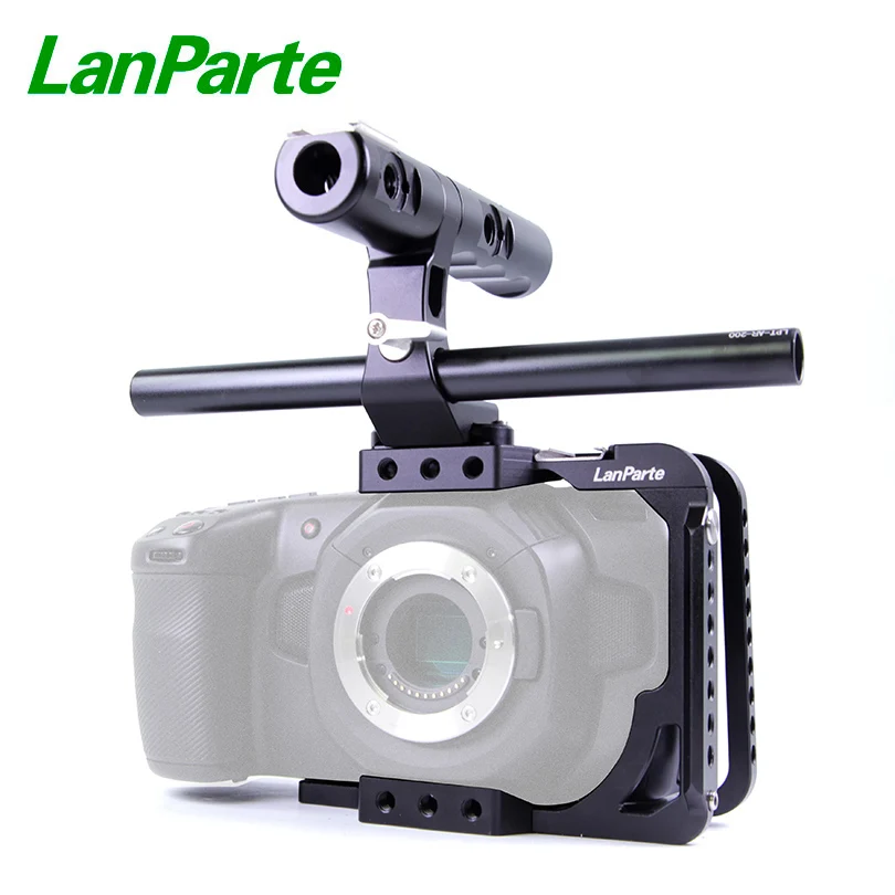  Lanparte BMPCC 4K Kamera Halb Käfig mit SSD T5 Clamp für Samsung für Blackmagic Design Pocket Cinem
