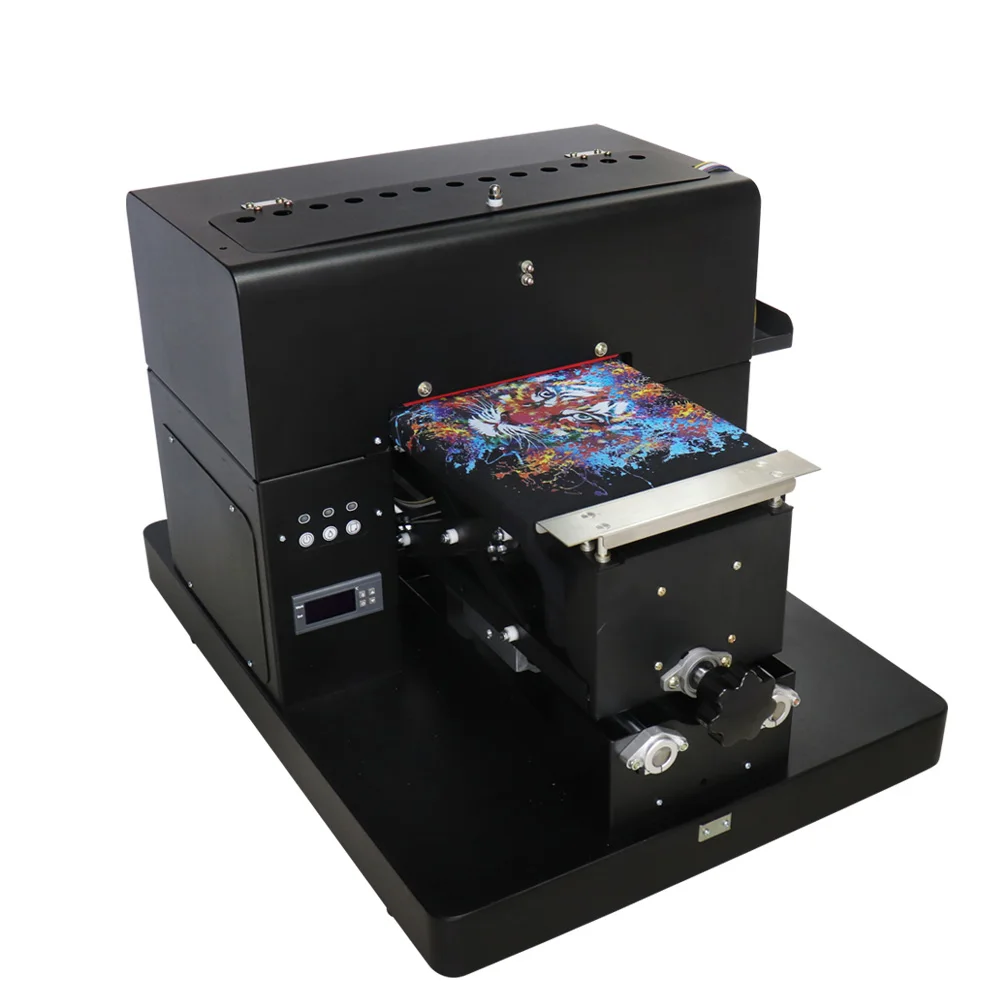 Printer A4 планшетный принтер для печати футболки цифровой DTG принтер для текстильной футболки печатная машина с текстильные чернила - Цвет: Printer