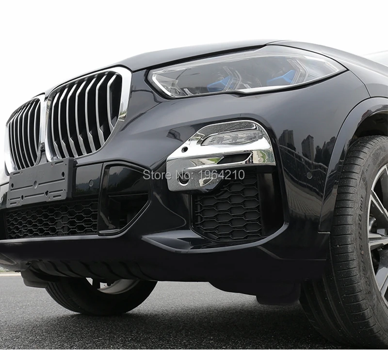 Для BMW X5 G05 2019 2020 ABS хромированный наружный передний противотуманный светильник