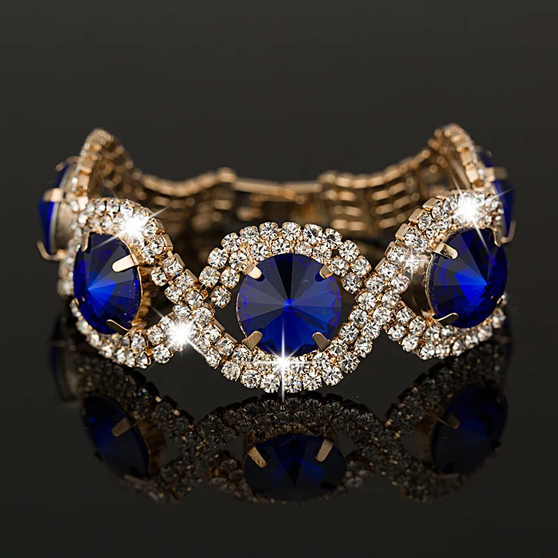 Женские Роскошные браслеты YFJEWE модные стразы свадебные подарки 2018|bracelet fashion|bracelet